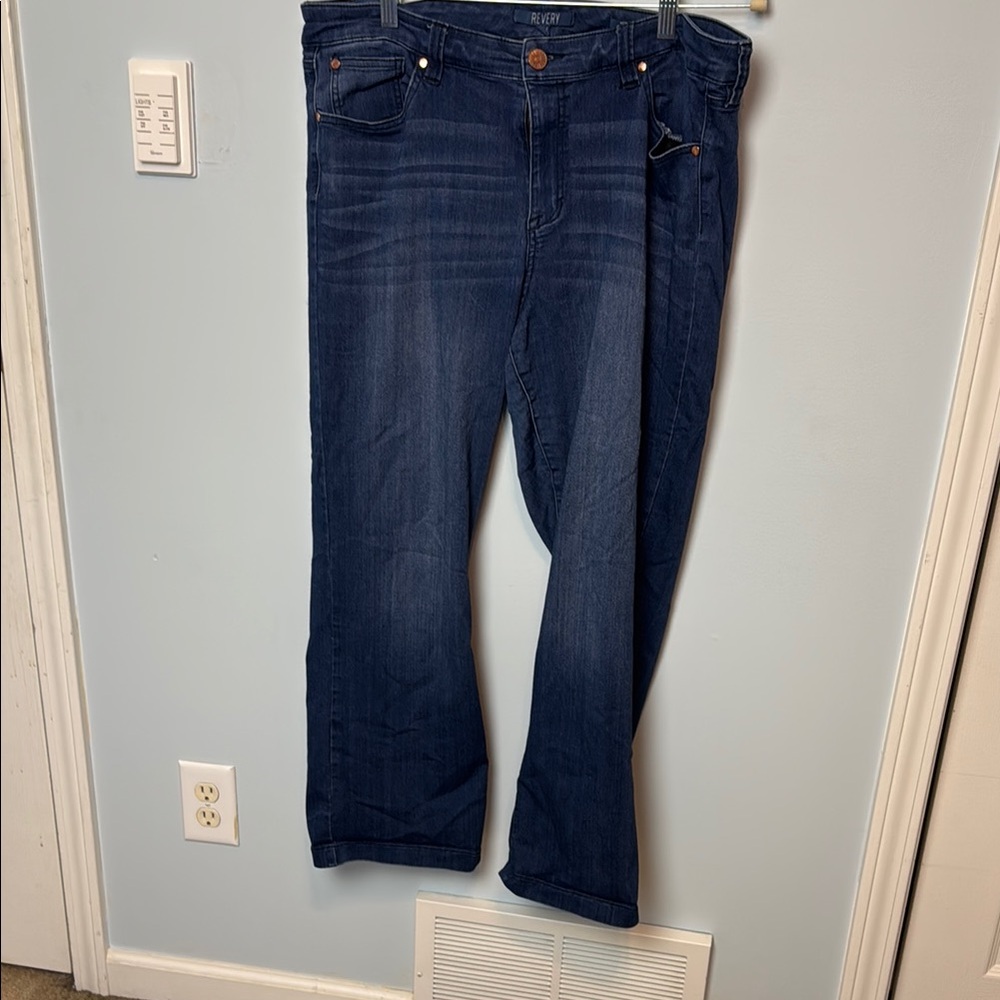 Revelry Dark Blue Boot Cut Women's Jeans